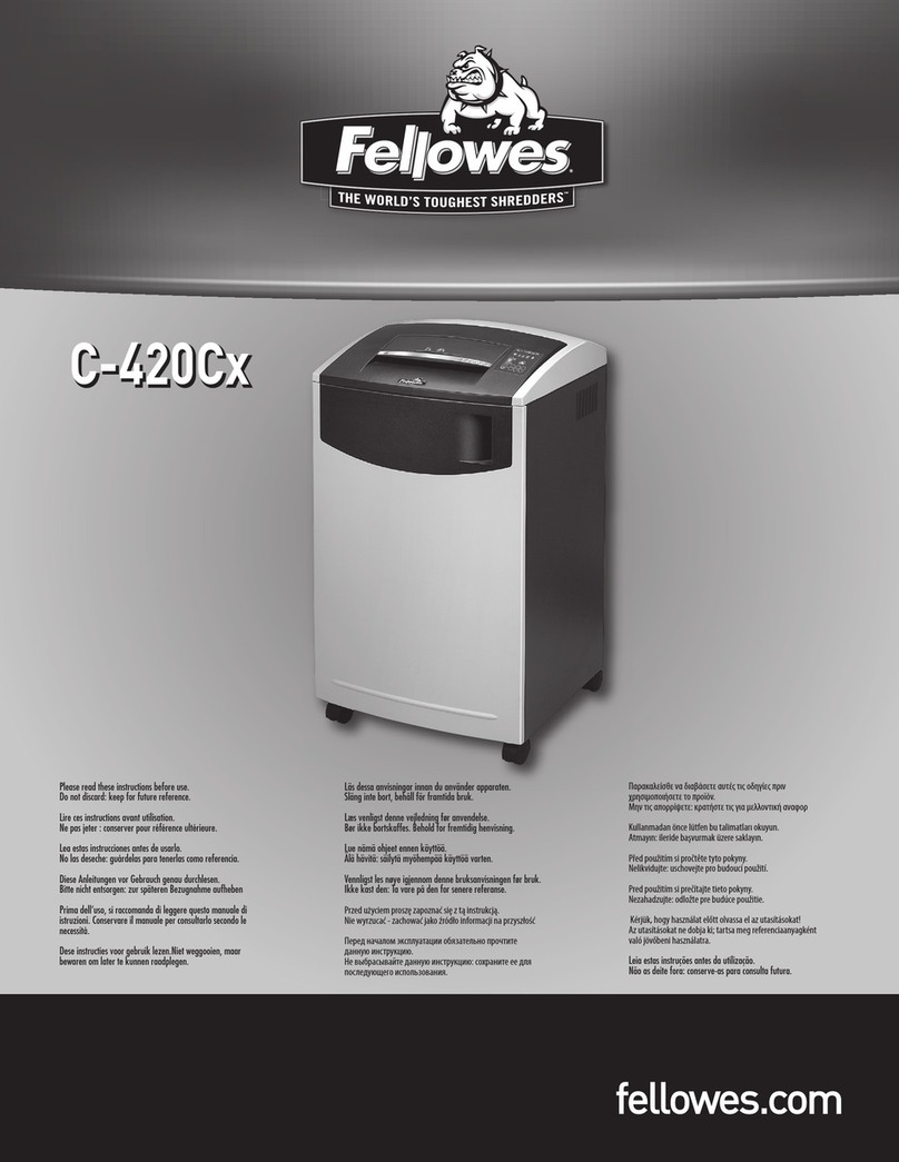 Fellowes C-420Cx instructions