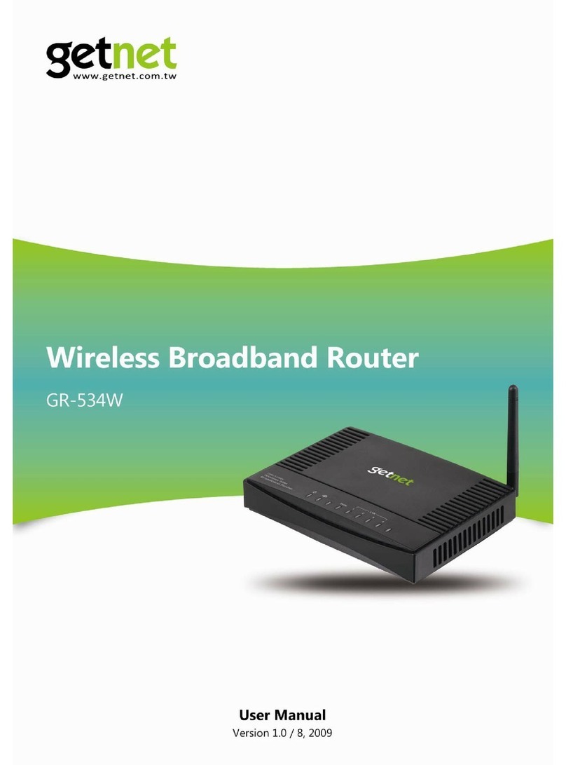 Getnet GR-534W User manual