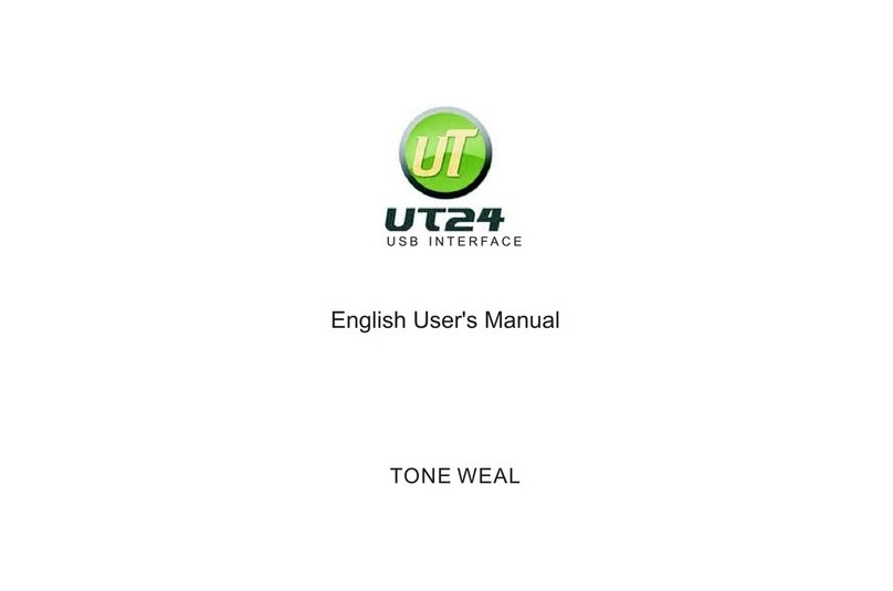 TONE WEAL UT24 user manual