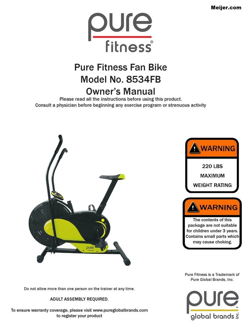 Pure Fitness 8534FB owner's manual