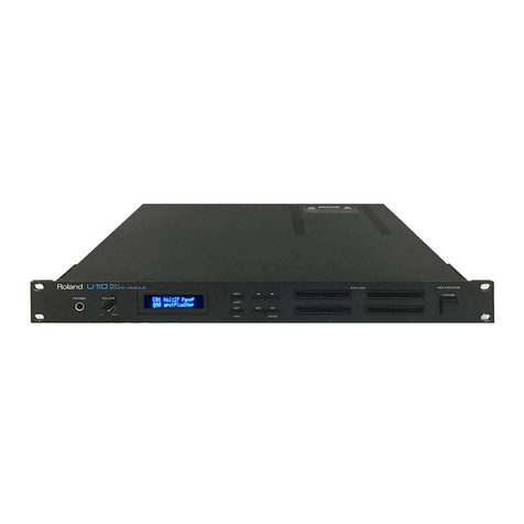 Roland U110 owner's manual