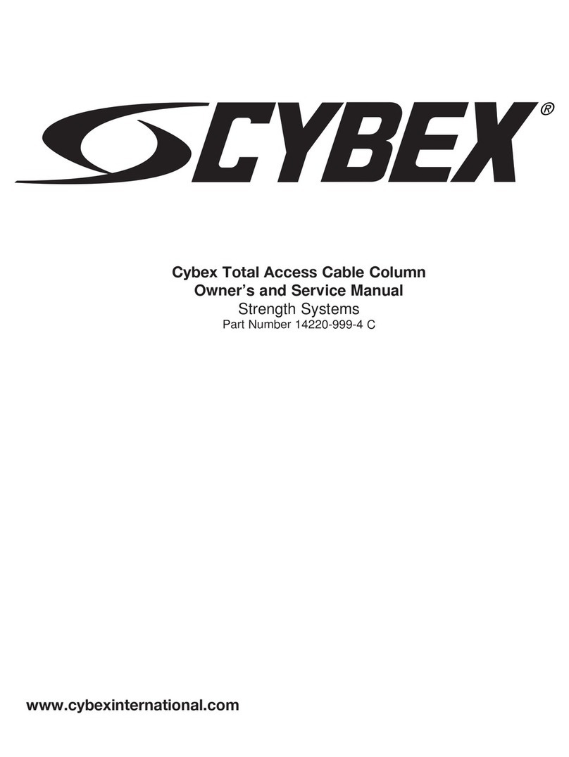 CYBEX 14220 Owner's and service manual