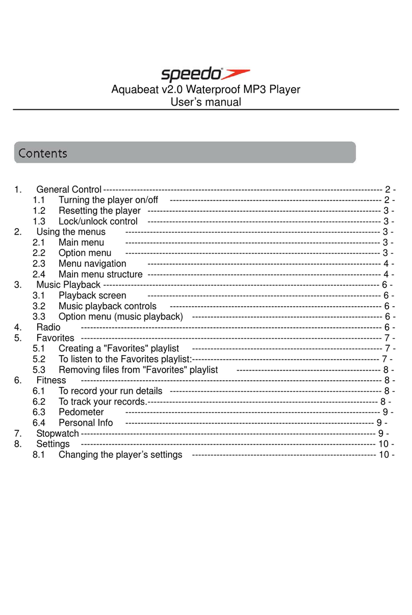 Speedo Aquabeat v2.0 user manual