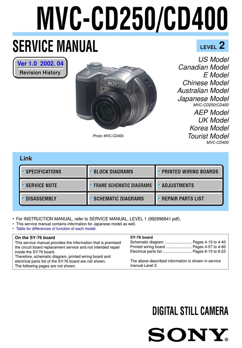Sony CD Mavica MVC-CD250 Service manual