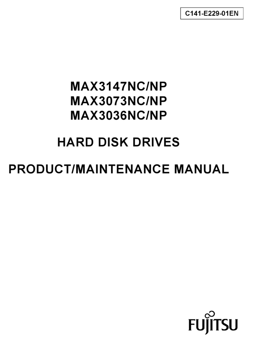 Fujitsu MAX3147 NC SERIES User manual