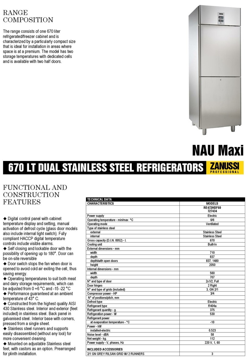 Zanussi NAU Maxi RE472HDF60 User manual Zanussi NAU Maxi RE472HDF60 User manual