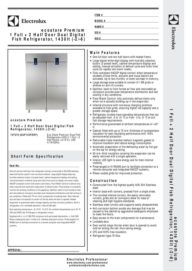 Electrolux ecostore Premium ESP143FDRF User manual
