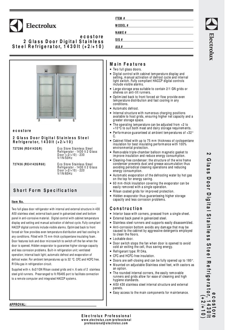 Electrolux ecostore RE4142GR User manual