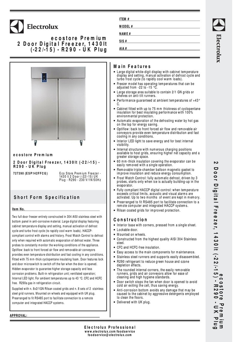 Electrolux ecostore Premium ESP142FFCG Specifications
