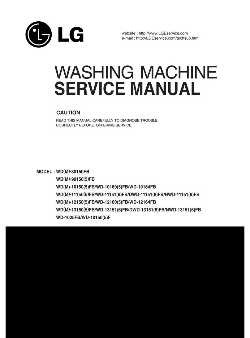 LG WD(M)-80150FB User manual