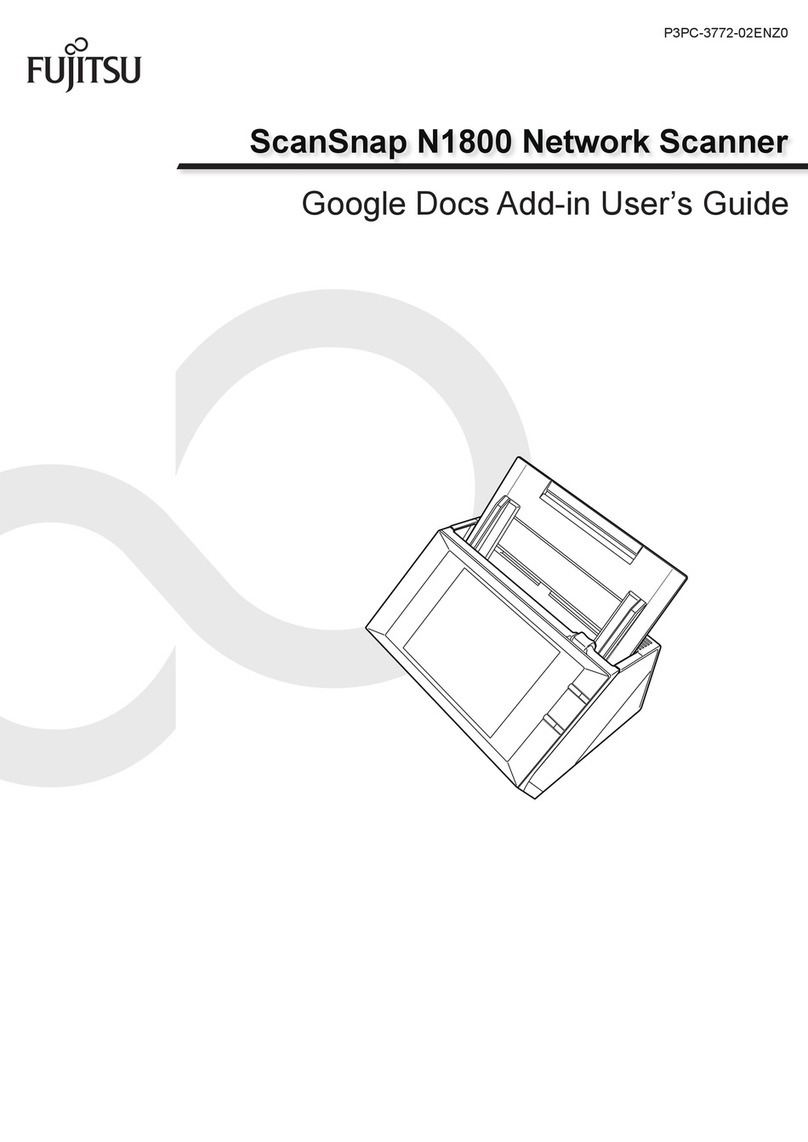 Fujitsu ScanSnap N1800 Quick start guide