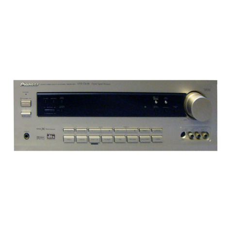 Pioneer VSX-D638-G User manual