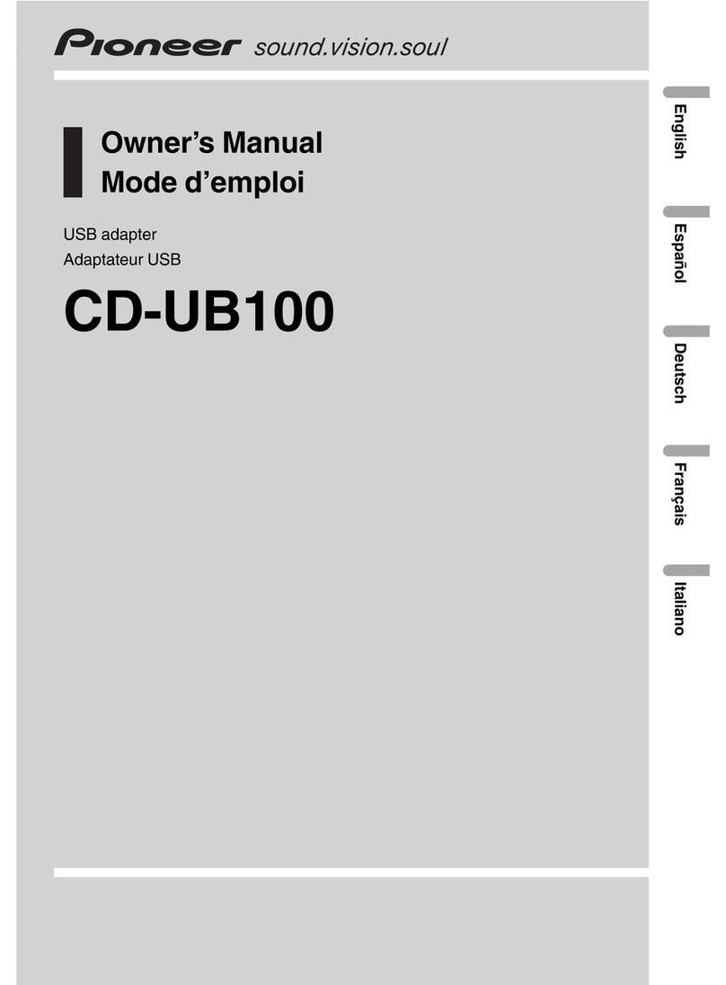 Pioneer CD-UB100 User manual