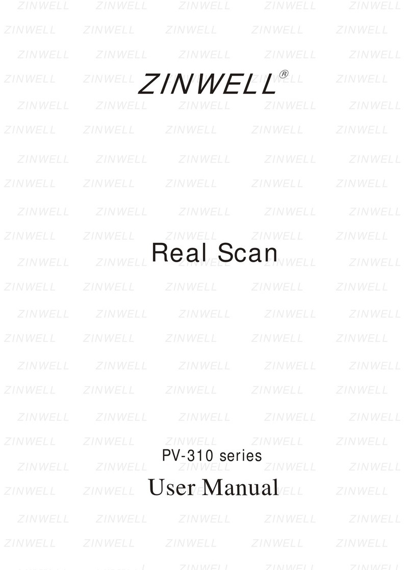 Zinwell Real Scan PV-310 series user manual