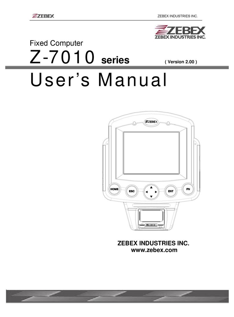 Zebex Z-7010 Series user manual