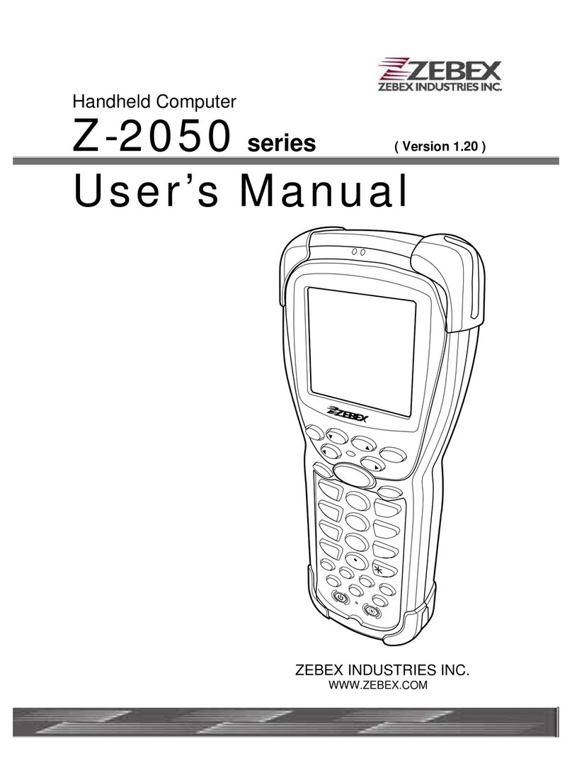 Zebex Z-2050 Series User manual