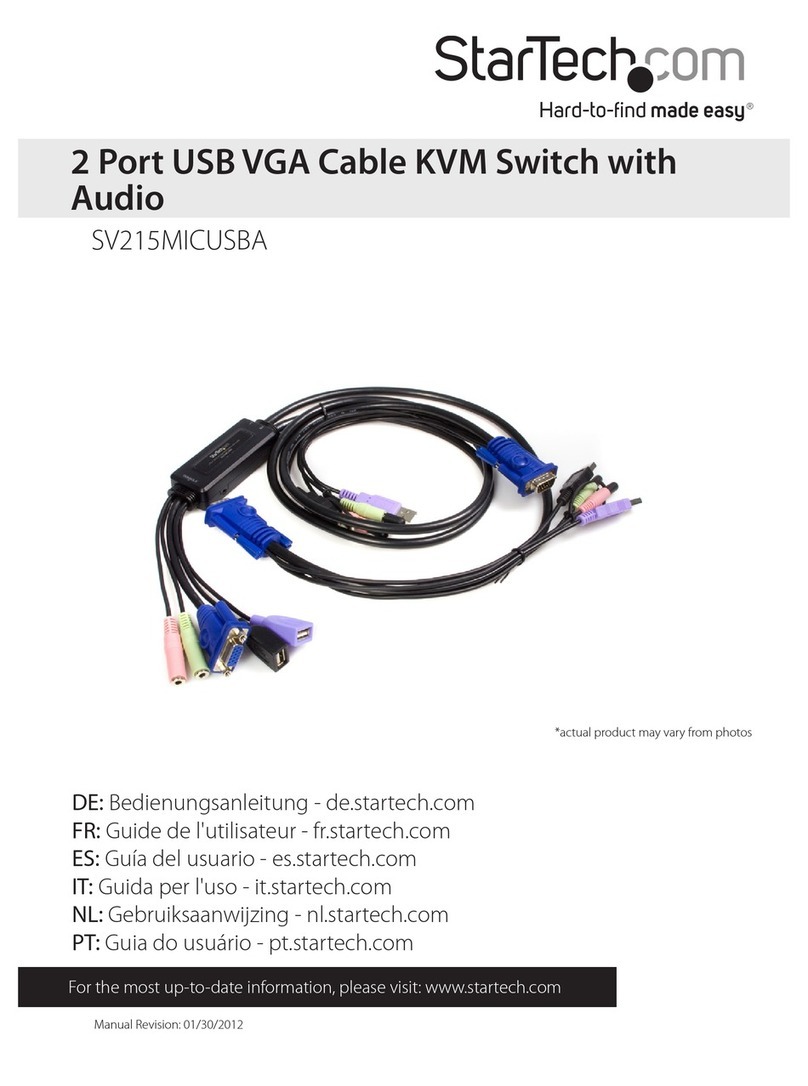 StarTech.com STARVIEW SV215MICUSBA User manual