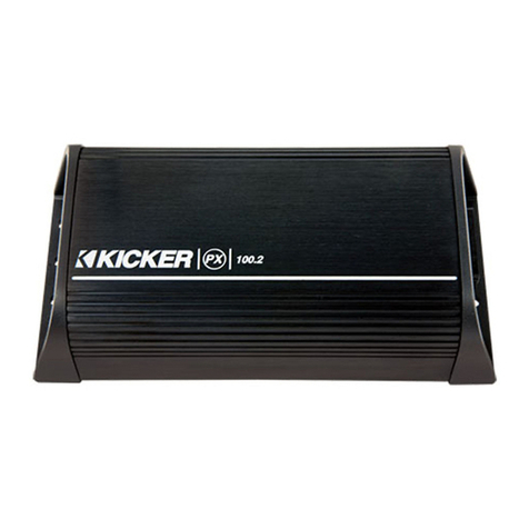 Kicker PX100.2 User manual