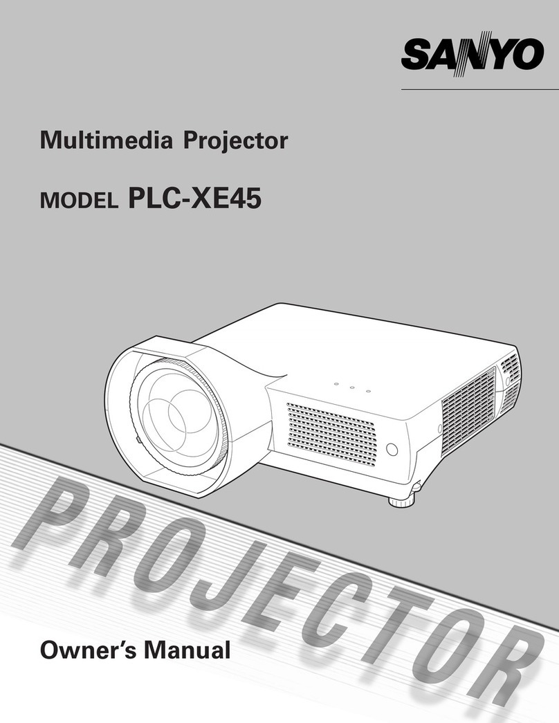 Sanyo Think GAIA PLC-XE45 User manual