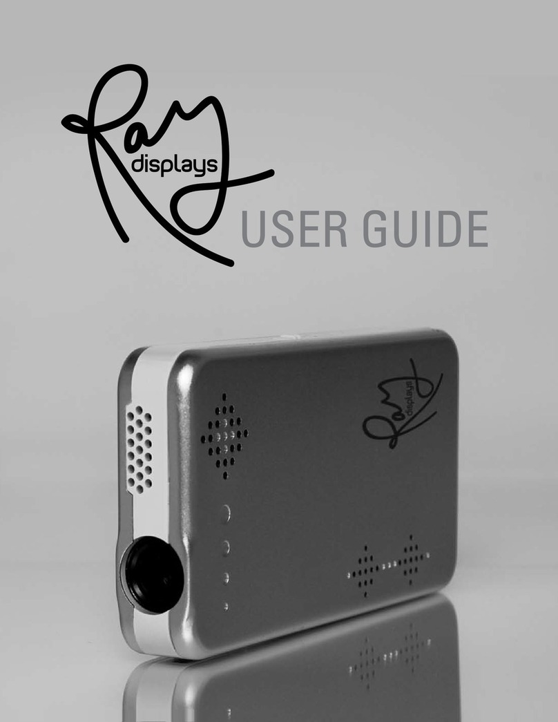 Ray display Pico Projector user guide