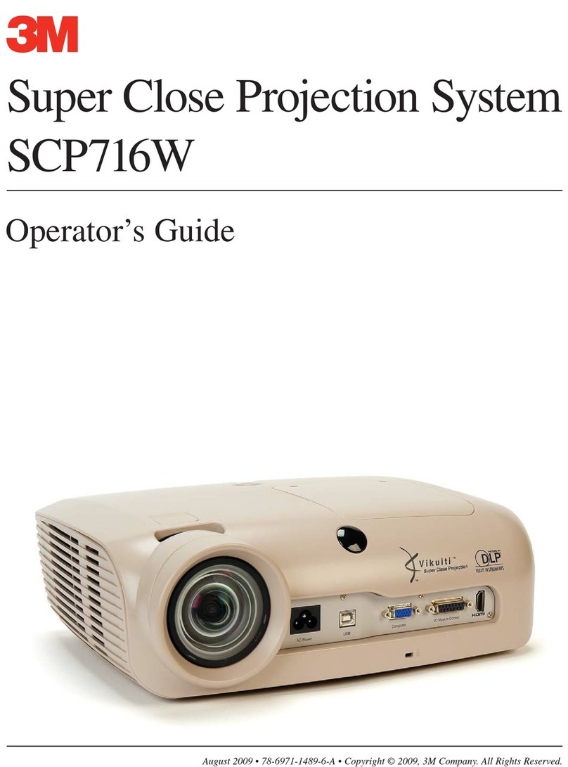 3M SCP716W Manual
