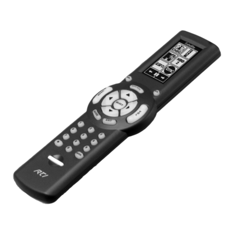 RTI TheaterTouch T2 User's guide and programming manual
