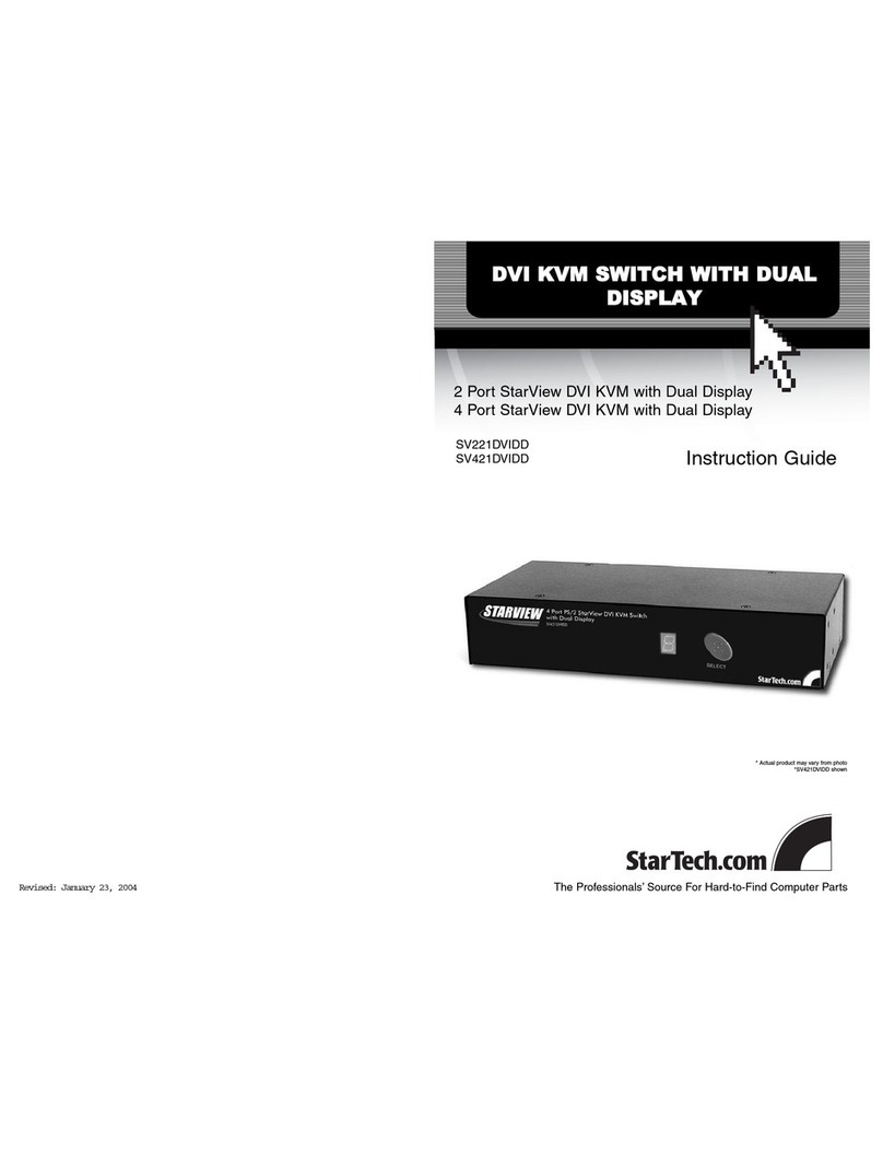 StarTech.com StarView SV221DVIDD Manual