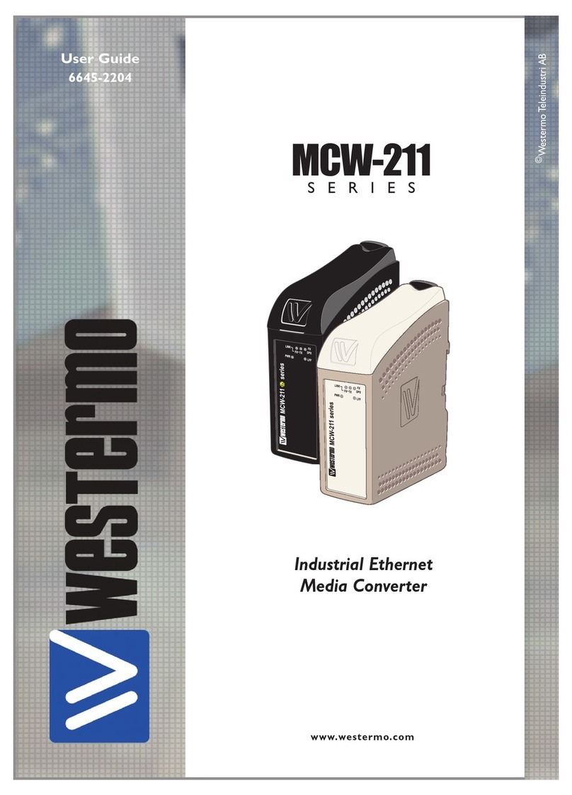 Westermo MCW-211 SERIES user guide