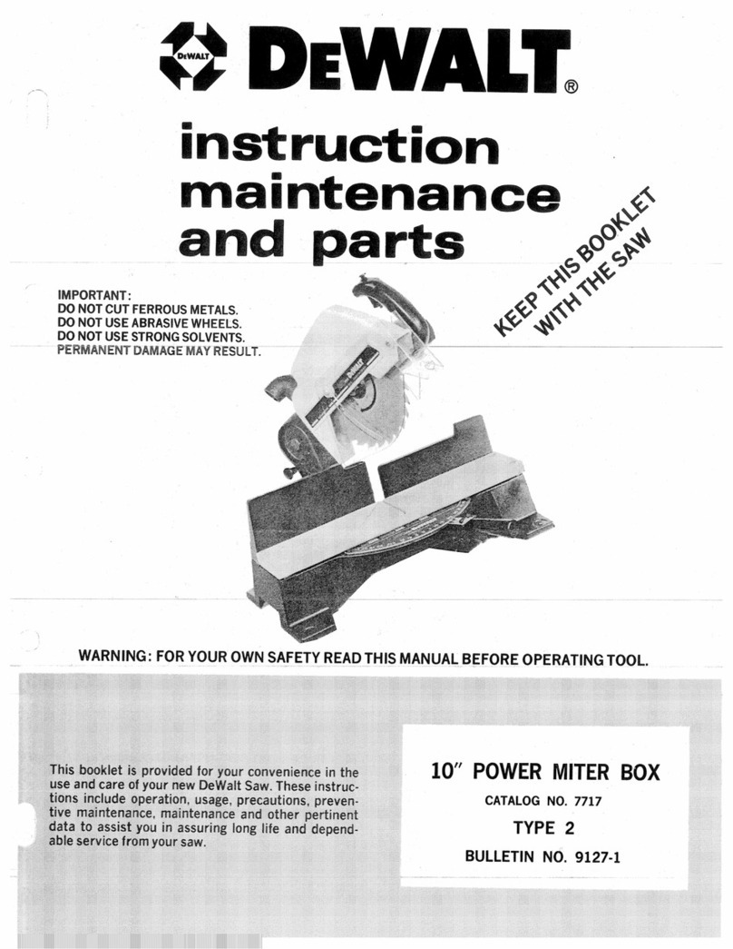 DeWalt 7717 User manual DeWalt 7717 User manual