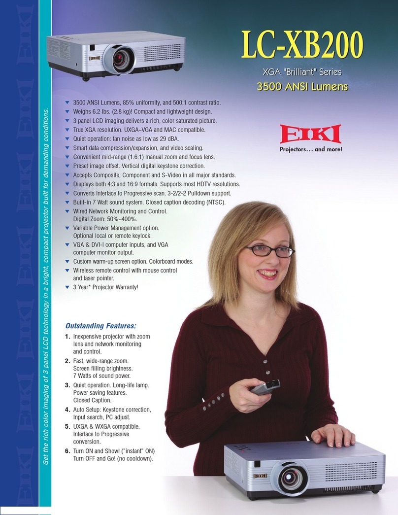 Eiki LC-XB200 User manual