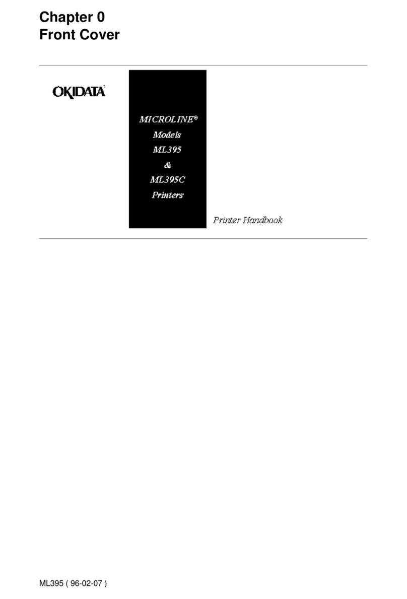OKIDATA Microline ML395 User manual
