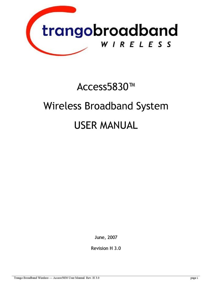 Trango Systems Access5830 user manual