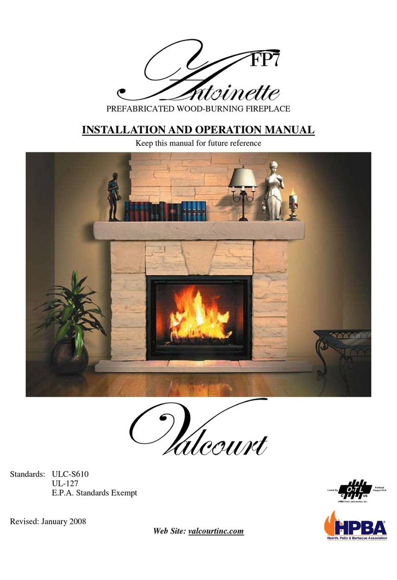 Valcourt Antoinette FP7 Installation and operation manual Valcourt Antoinette FP7 Installation and operation manual