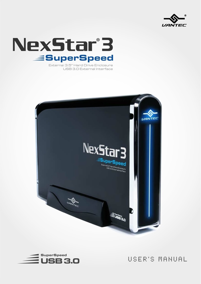 Vantec Nexstar 3 Super Speed user manual