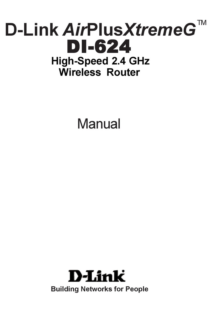 D-Link AirPlusXtremeG DI-624 User manual