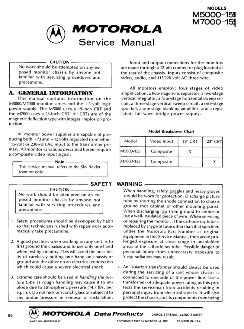 Motorola M5000-15 User manual
