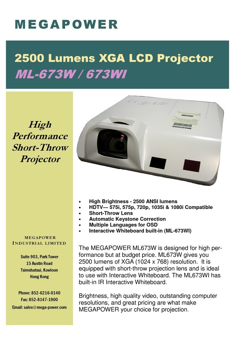 MEGAPOWER ML-673W User manual