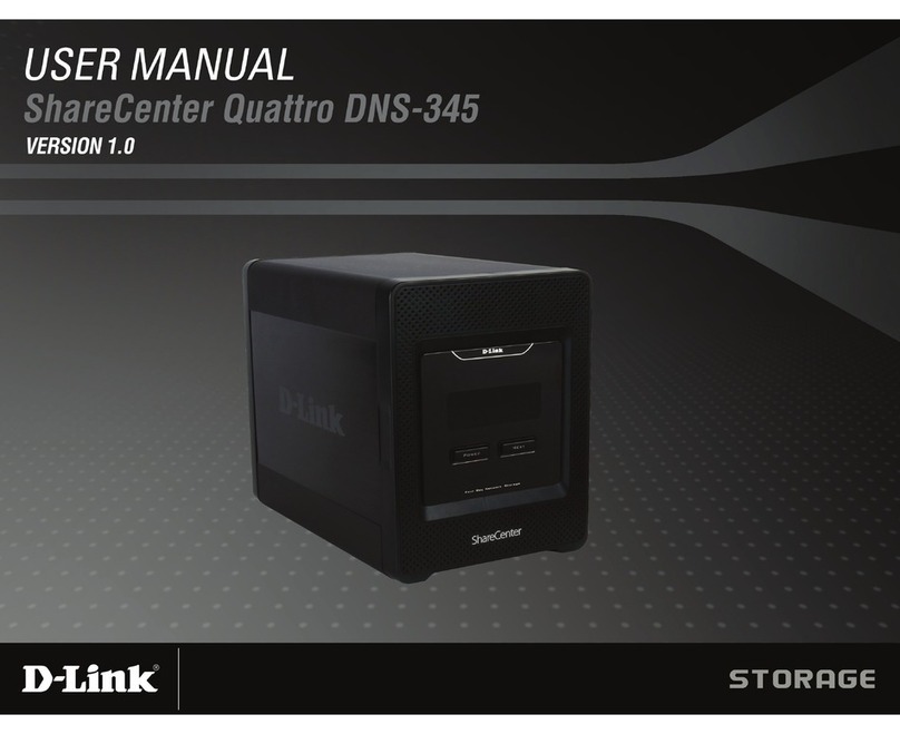 D-Link ShareCenter Quattro DNS-345 User manual D-Link ShareCenter Quattro DNS-345 User manual