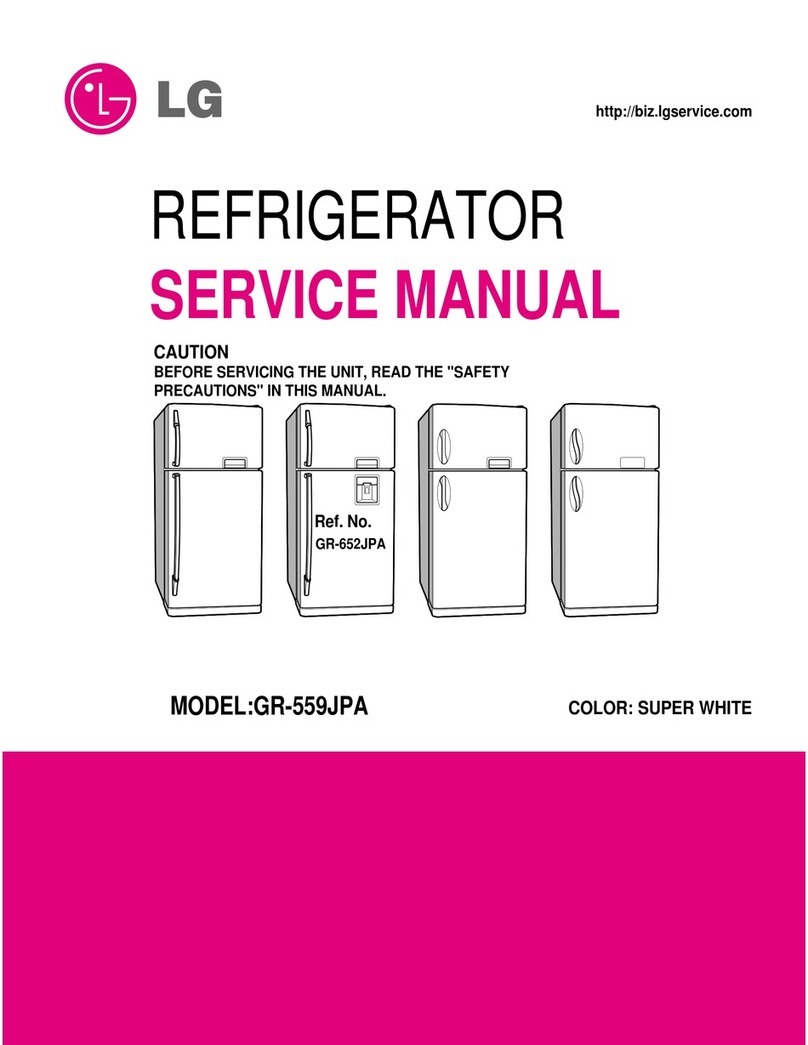 LG GR-559JPA Service manual