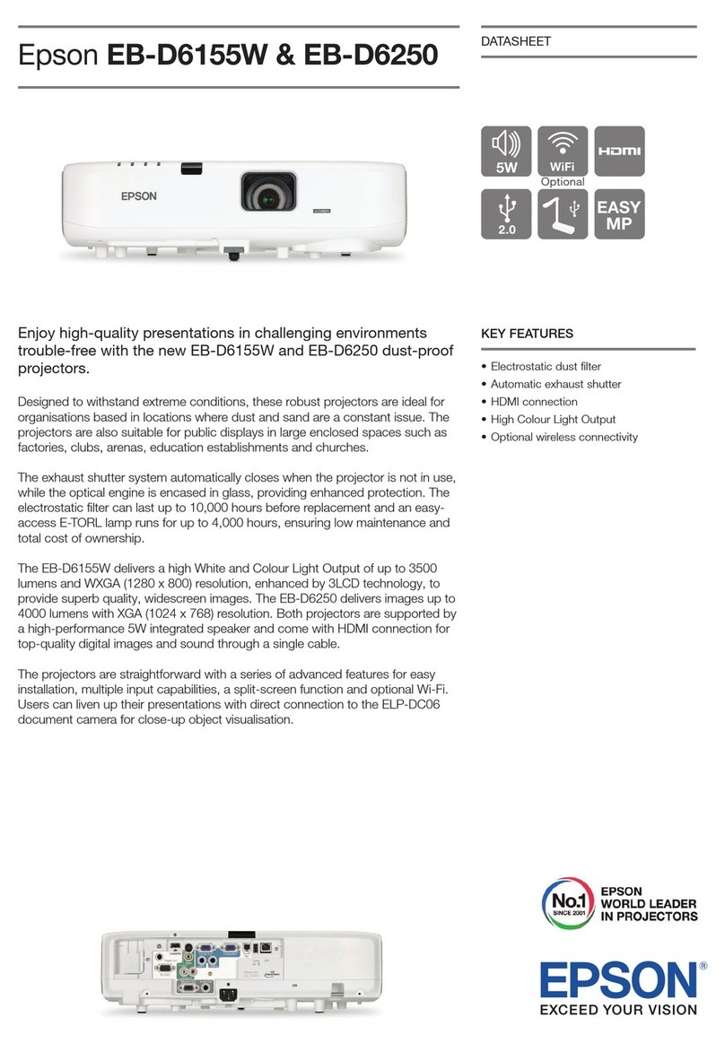 Epson EB-D6155W User manual
