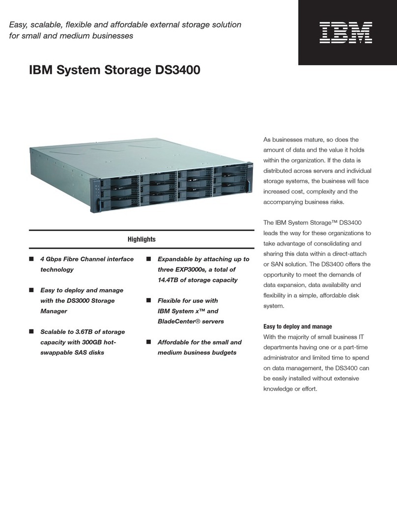 IBM System Storage DS3400 User manual