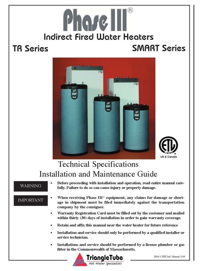 Phase3 TR Series Technical specifications installation and maintenance guide