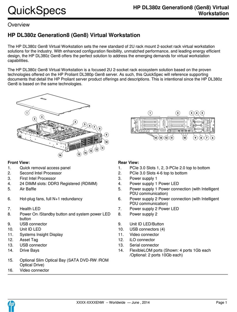 HP DL380z User instructions