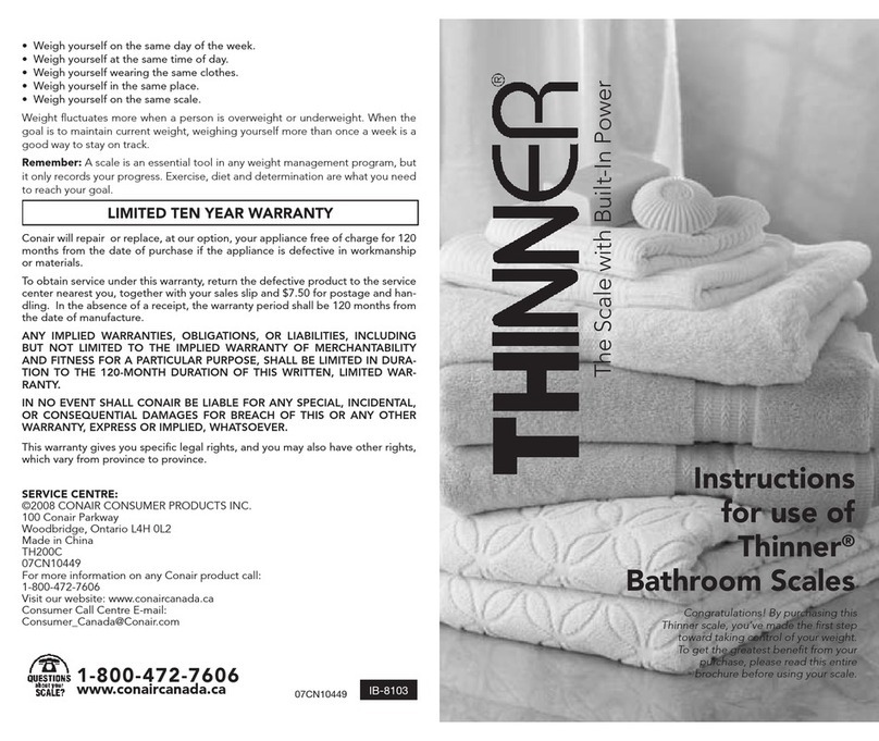Conair Thinner Instructions for use