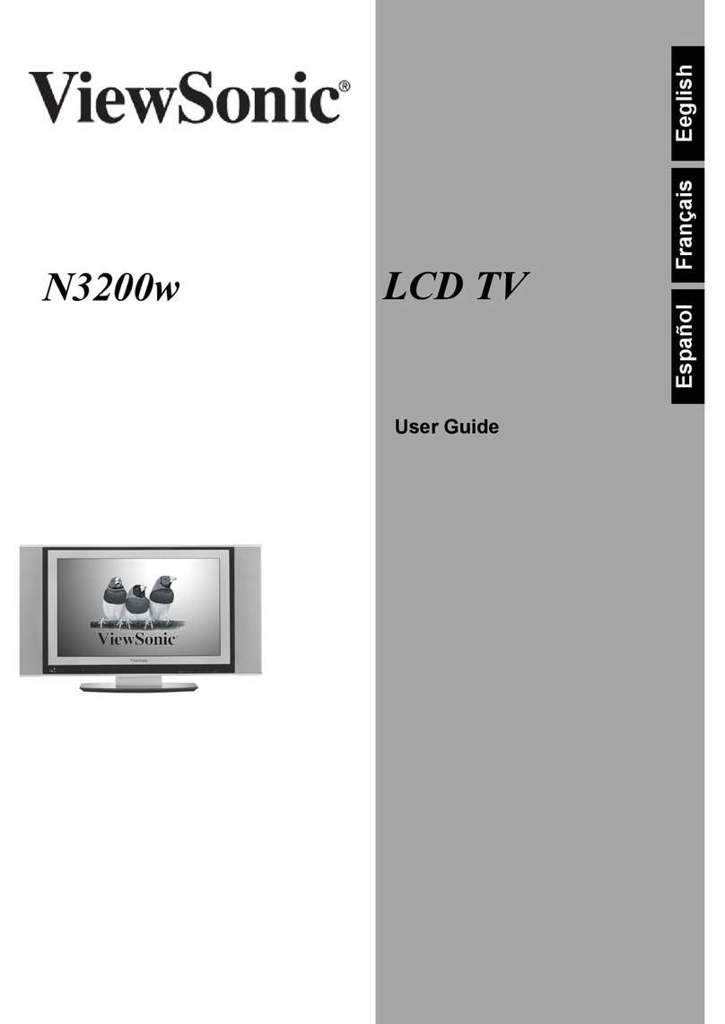 ViewSonic N3200W - NextVision - 32" LCD TV User manual