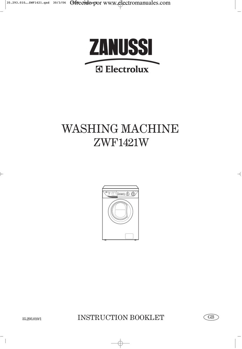 Zanussi Electrolux ZWF1421W Instruction booklet