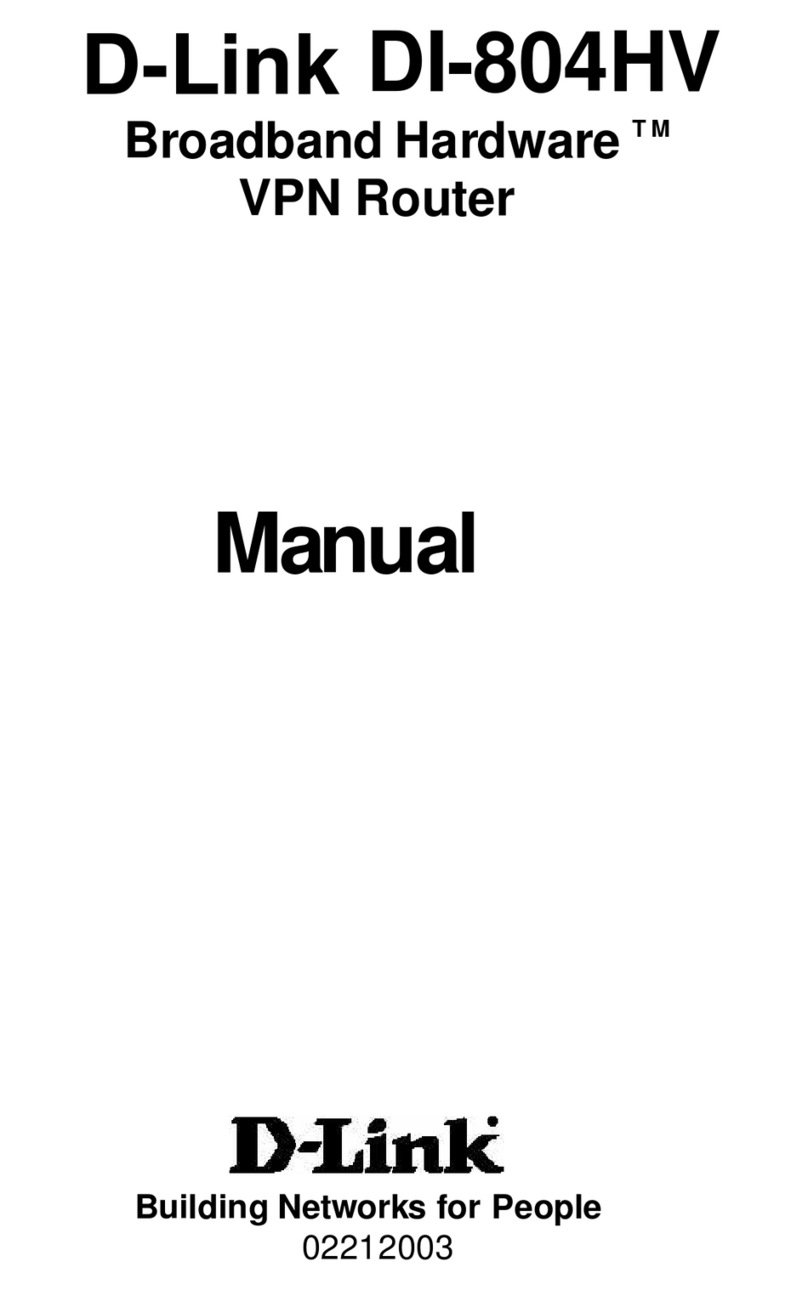 D-Link DI-804HV - Express ENwork Router User manual D-Link DI-804HV - Express ENwork Router User manual