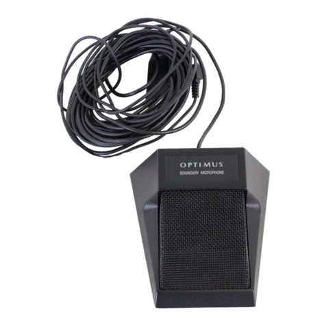 Radio Shack Omnidirectional Boundary Microphone User manual