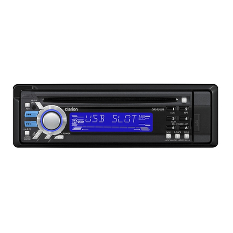Clarion DB365USB User manual