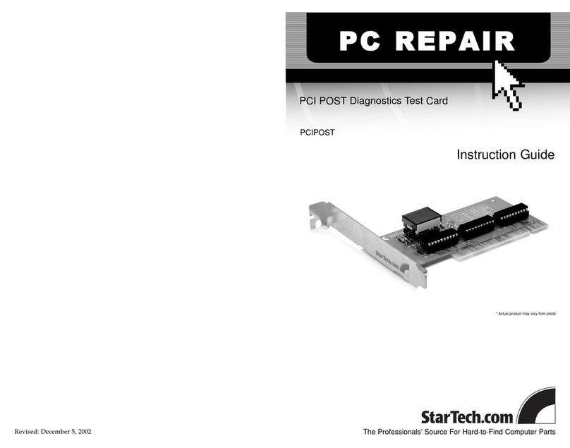 StarTech.com PCIPOST Manual StarTech.com PCIPOST Manual